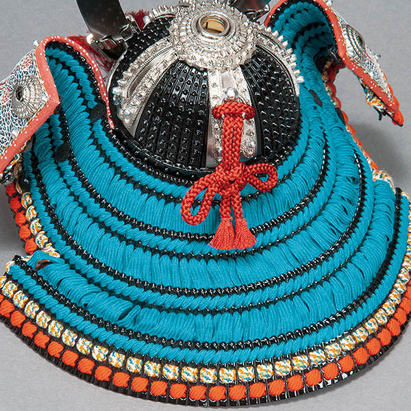 平安豊久　 五月人形　雄山作 浅葱糸威之兜 単品 櫃付き GH-040-KT　詳細画像