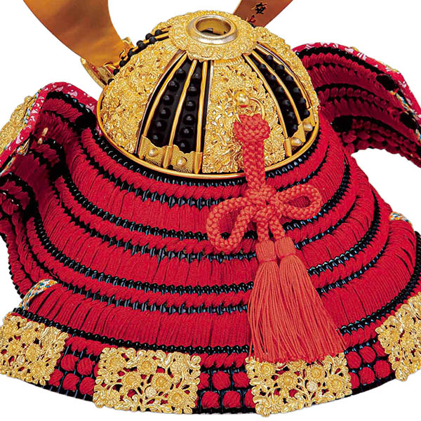 平安豊久　 五月人形　雄山作 菊一文字之兜 単品 櫃付き GH-041-KT　詳細画像