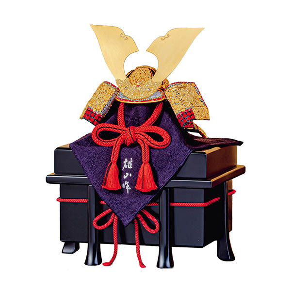 雄山作 菊一文字之兜 単品 櫃付き GH-041-KT