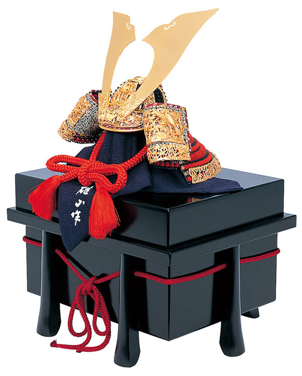 平安豊久　 五月人形　雄山作 竹雀之兜 単品 櫃付き GH-042-KT　詳細画像