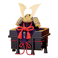 五月人形: 雄山作 竹雀之兜 単品 櫃付き GH-042-KT