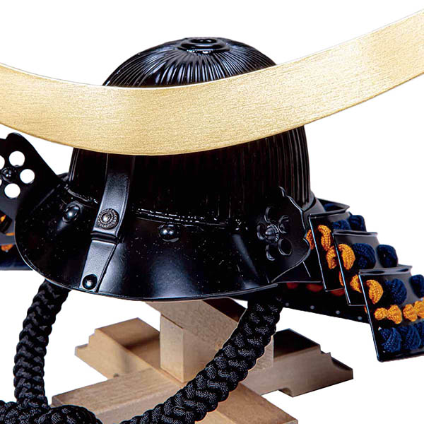 平安豊久　 五月人形　雄山作 伊達政宗 兜 単品 櫃付き GH-053-KT　詳細画像