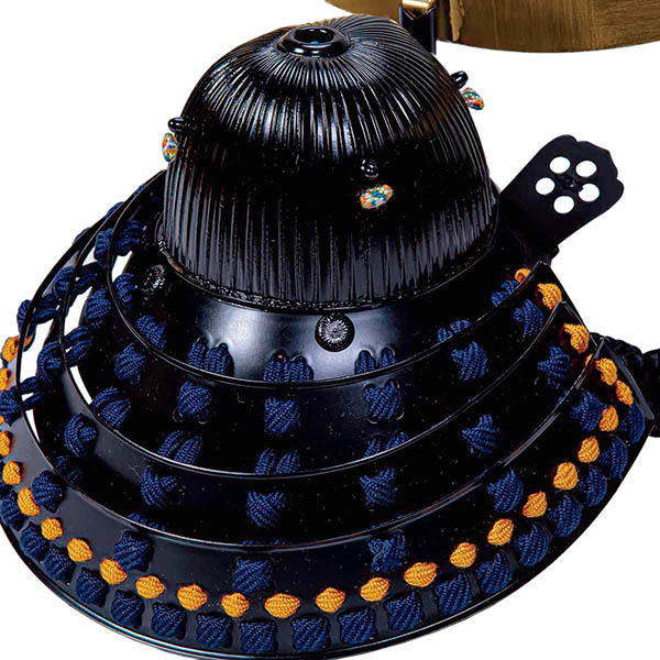 平安豊久　 五月人形　雄山作 伊達政宗 兜 単品 櫃付き GH-053-KT　詳細画像