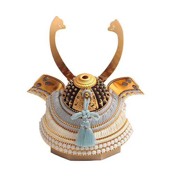 五月人形 久月 久月作 獅狛之兜 平飾り 正絹 水色匂縅 緑針松屏風 甲冑師 鈴木利光 詳細画像 久月 五月人形 久月作 獅狛之兜 平飾り 正絹 水色匂縅 緑針松屏風 甲冑師 鈴木利光 詳細画像