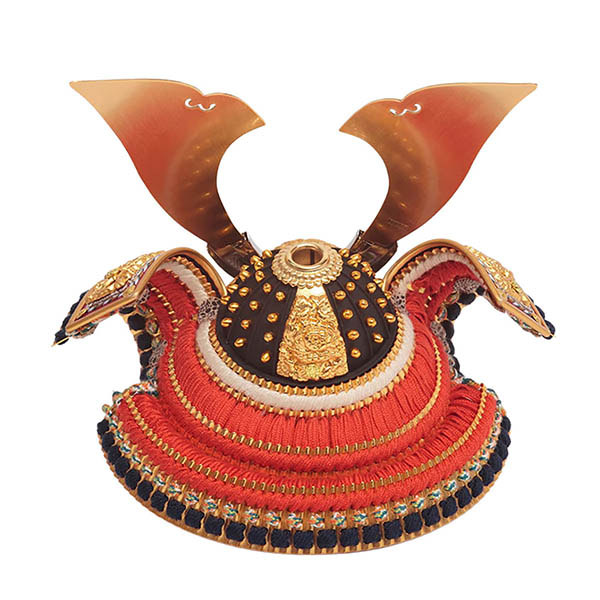 五月人形 久月 久月作 麒麟児之兜 収納飾り 正絹 朱糸縅 麒麟金物付き二曲屏風 甲冑師 鈴木利光 詳細画像 久月 五月人形 久月作 麒麟児之兜 収納飾り 正絹 朱糸縅 麒麟金物付き二曲屏風 甲冑師 鈴木利光 詳細画像