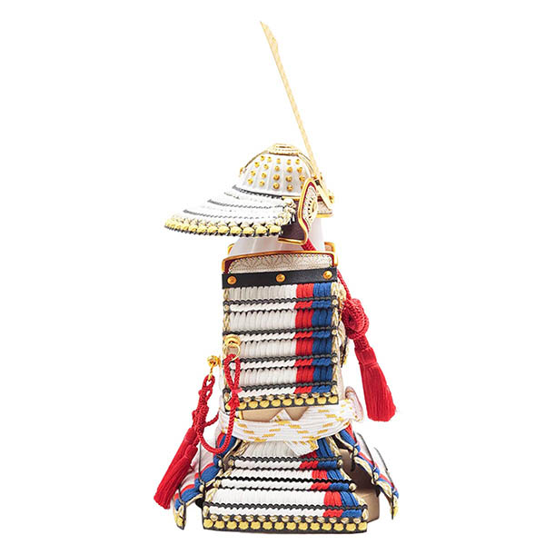 五月人形 久月 久月 奉納鎧 平飾り 正絹 白糸褄取縅 詳細画像 久月 五月人形 久月 奉納鎧 平飾り 正絹 白糸褄取縅 詳細画像