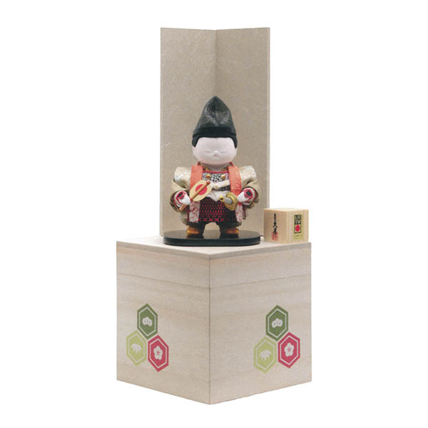 着付 幸一光 鎧着大将飾り こばこシリーズ 【D-109】