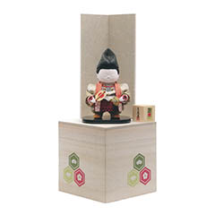 五月人形: 着付 幸一光 鎧着大将飾り こばこシリーズ 【D-109】