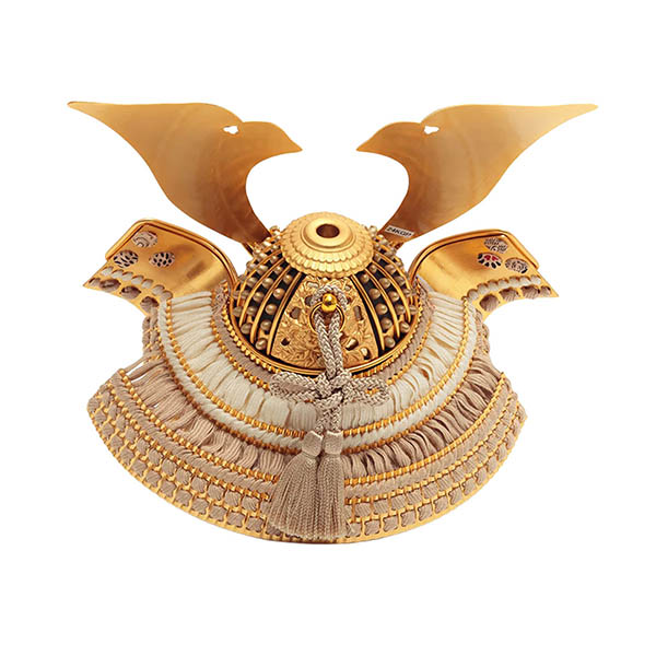 五月人形 久月 鈴木利光作 銘木 栃 兜 二引き 収納飾り 正絹 薄茶中白縅 久月監製 白木 木目 詳細画像 久月 五月人形 鈴木利光作 銘木 栃 兜 二引き 収納飾り 正絹 薄茶中白縅 久月監製 白木 木目 詳細画像