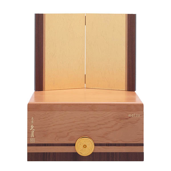 久月　 五月人形　鈴木利光作 大鎧収納飾り 正絹緋縅 久月監製　詳細画像