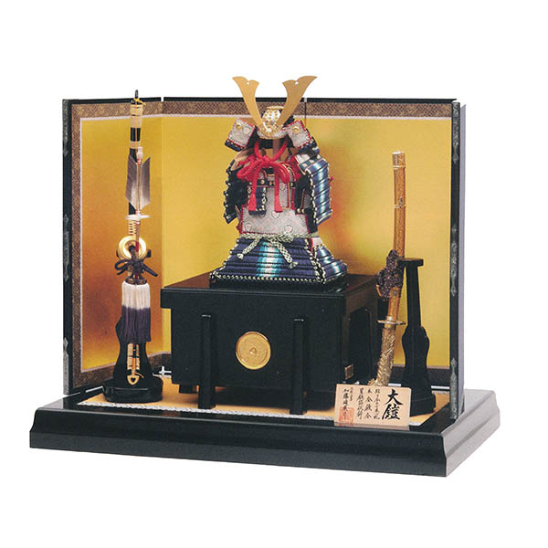 加藤峻厳作 鎧 平飾り 端裾濃縅 張り合わせ小札 【D-69】