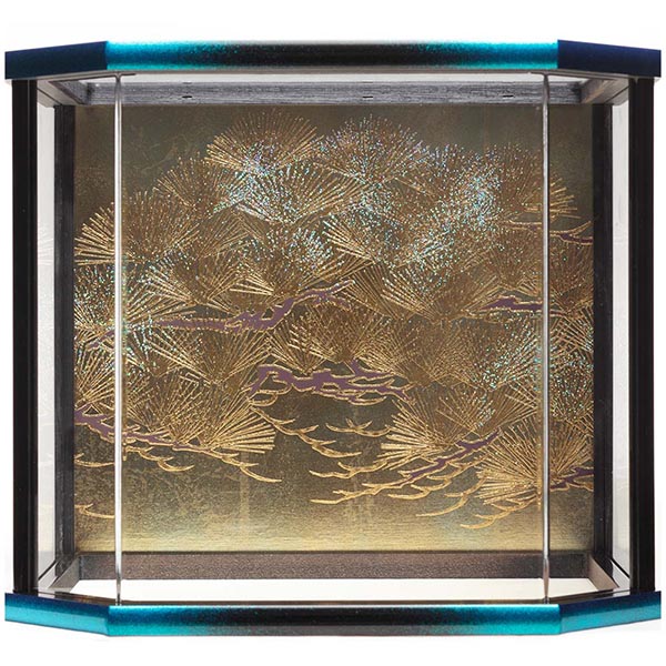 久月　 五月人形　久月 兜 六角 アクリルケース 取付ケース入り　詳細画像