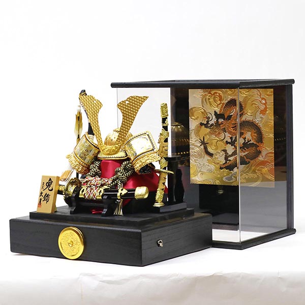 五月人形 久月 久月 兜 彫金龍 アクリルケース 取付ケース入り 詳細画像 久月 五月人形 久月 兜 彫金龍 アクリルケース 取付ケース入り 詳細画像