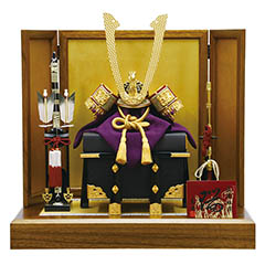 五月人形: 瑞陽 ずいよう 兜 平飾り