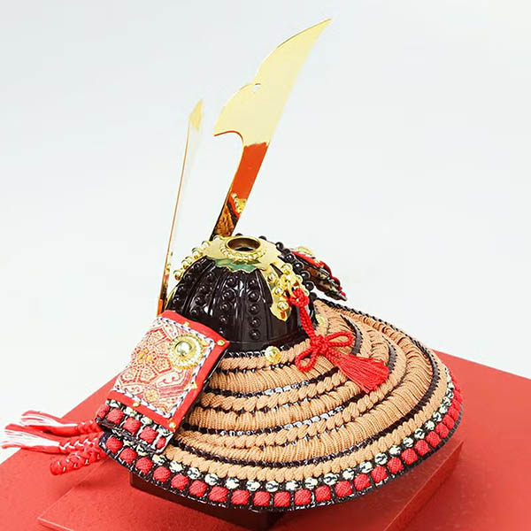 東玉　 五月人形　加藤峻成作 彩り 大地 兜 平飾り　詳細画像