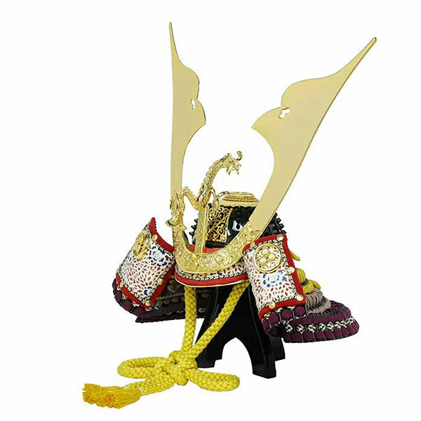 東玉　 五月人形　別所実正 金龍頭立 金屏風飾り 兜 平飾り　詳細画像