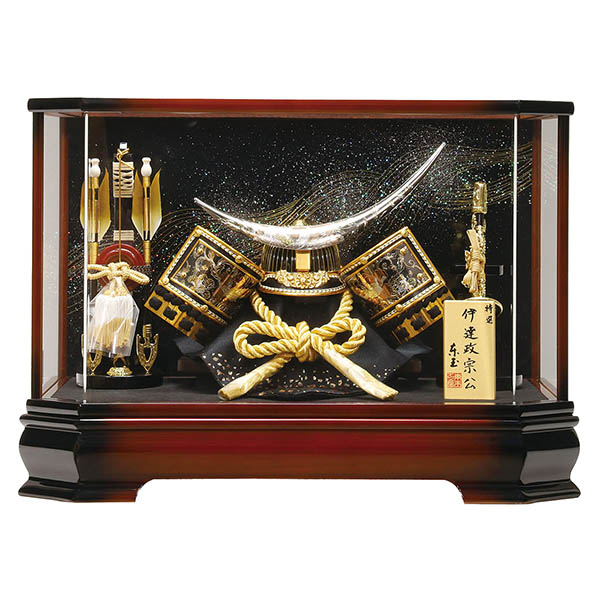 彫金伊達 LEDライト付き アクリルケース飾り