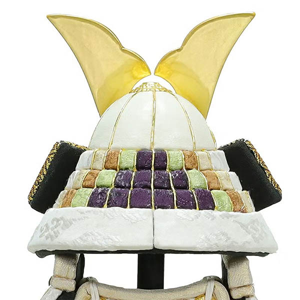 東玉　 五月人形　「風」 白風 はくふう 木目込み 鎧飾り 　詳細画像