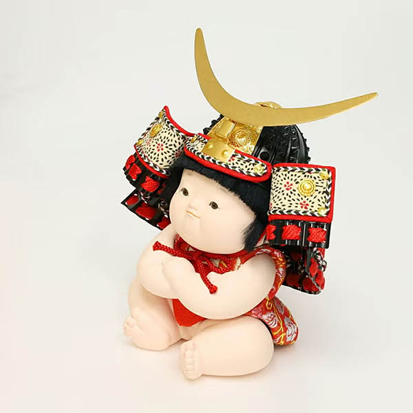 東玉　 五月人形　端午木目込人形 皐月童 陸 りく 木目込み 子供大将飾り　詳細画像