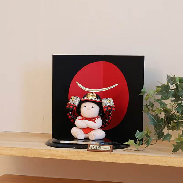 東玉　 五月人形　端午木目込人形 皐月童 陸 りく 木目込み 子供大将飾り　詳細画像