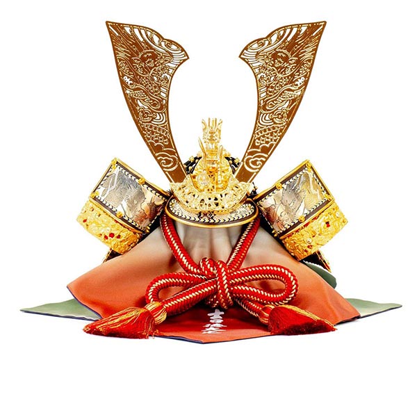 吉徳　 五月人形　飛龍之兜 収納飾り　詳細画像