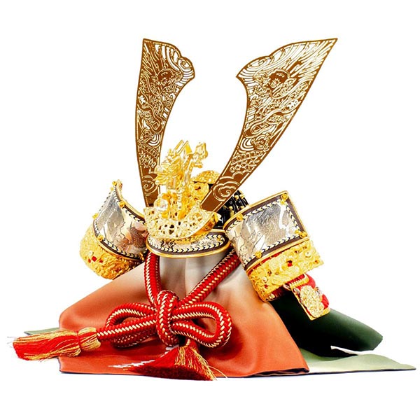 吉徳　 五月人形　飛龍之兜 収納飾り　詳細画像