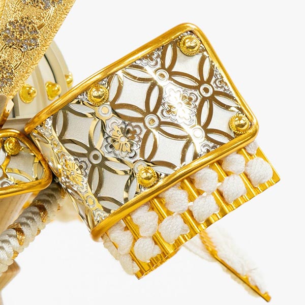 吉徳　 五月人形　楽 七宝彫金 兜飾り 収納飾り　詳細画像