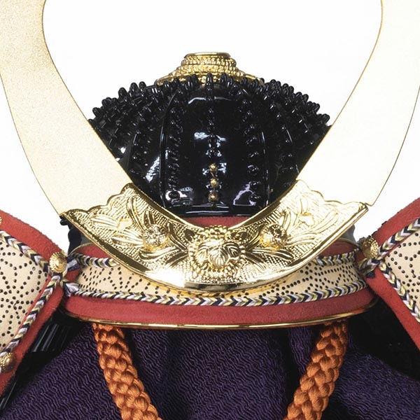 吉徳　 五月人形　別所実正作 正絹緑段縅 阿古陀形之兜 兜飾り　詳細画像