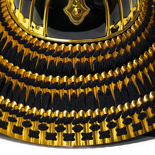 吉徳　 五月人形　黒絲縅 着用兜 収納飾り　詳細画像