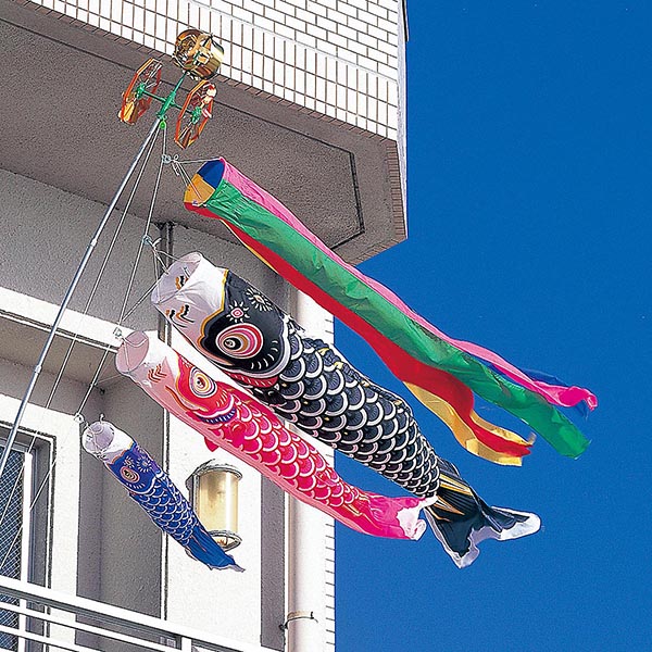 タフタ鯉 1m 小型スタンドセット