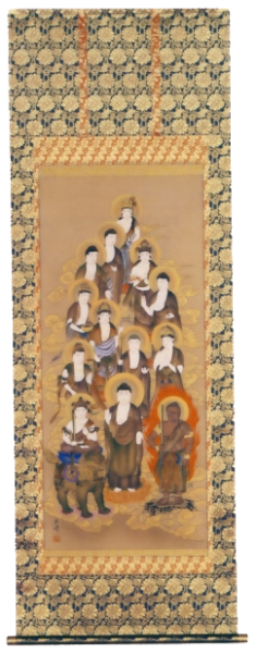 荻野英峰作 十三仏図