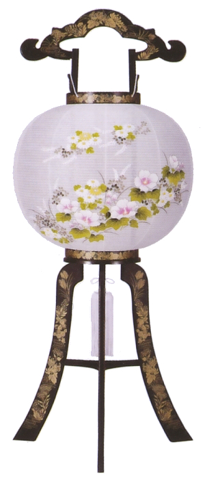 花印蒔絵絵入廻転（プラスチック製・電気コード式）