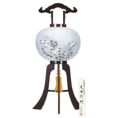 黒檀調　錦　木製絹二重（木製・電気コード式）