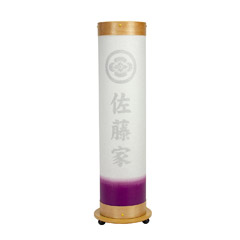 盆提灯: あかりモダン 奉加 木製 電気コード式 【家紋・家名入代込】 【組立不要】