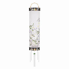 盆提灯: 住吉 蒔絵 絵入 硬質ボール材 電気コード式
