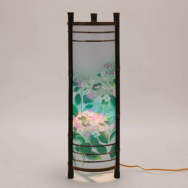 玉雲堂　 盆提灯　なごみあかり 紫陽花 （あじさい）　詳細画像