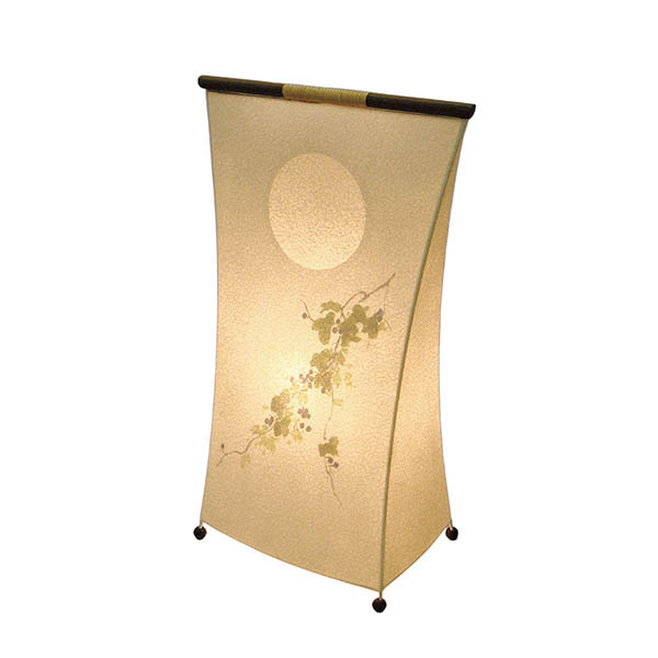 京行灯 野葡萄 木製 電気コード式