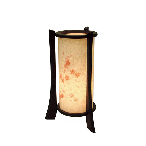 数奇屋行灯 桜 木製 電気コード式