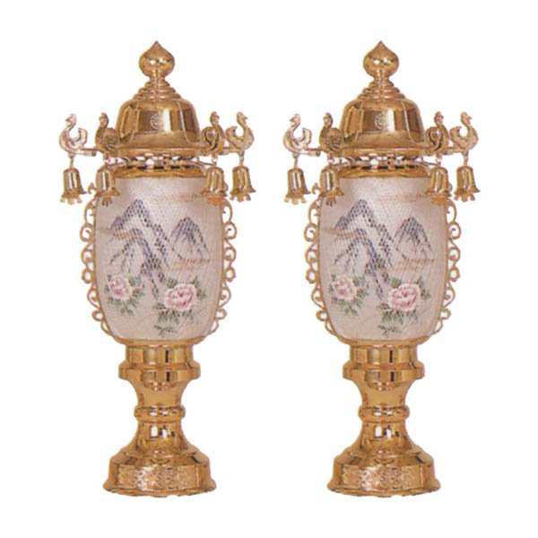 すずらん灯 8号 （一対入り） 電気コード式