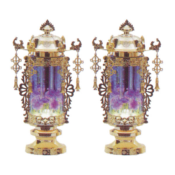 バブル灯 ブルー 5号 （一対入り） 電気コード式