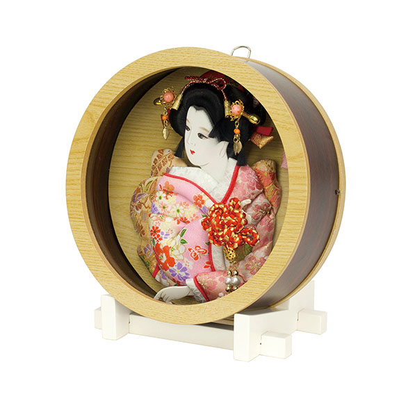 羽子板 フジキ 壁掛け 額飾り あやか 押絵飾り 花飾り 円形 丸型 アクリルケース飾り スタンド付き 詳細画像 フジキ 羽子板 壁掛け 額飾り あやか 押絵飾り 花飾り 円形 丸型 アクリルケース飾り スタンド付き 詳細画像