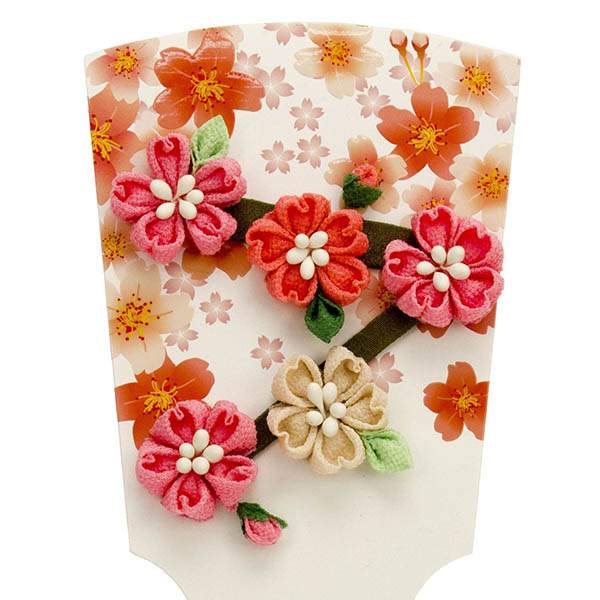 フジキ　 羽子板　つまみ細工 羽子板 夢乙女 飾り台付き　詳細画像