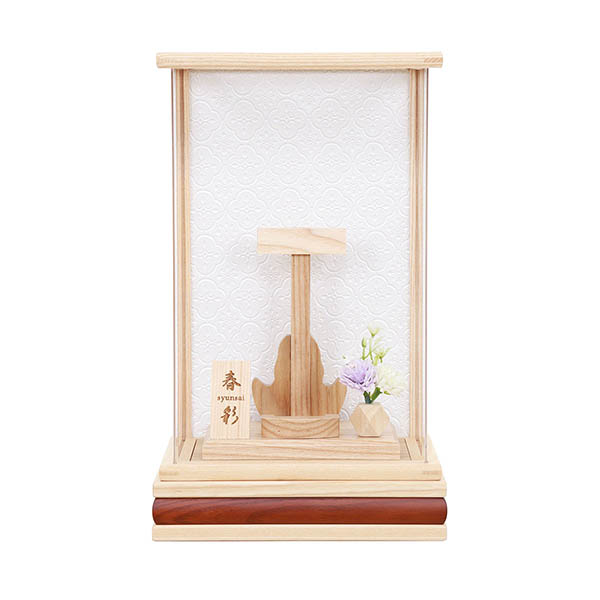 春彩 白木 かぶせ アクリルケース 8号羽子板用 (羽子板別売り)