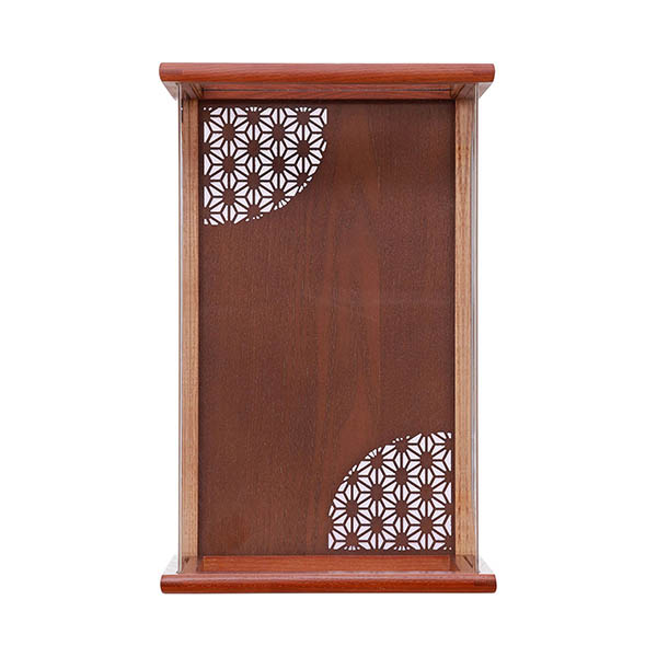 羽子板 フジキ 小春日 麻の葉柄 茶木目 かぶせ アクリルケース 9号羽子板用 (羽子板別売り) 詳細画像 フジキ 羽子板 小春日 麻の葉柄 茶木目 かぶせ アクリルケース 9号羽子板用 (羽子板別売り) 詳細画像