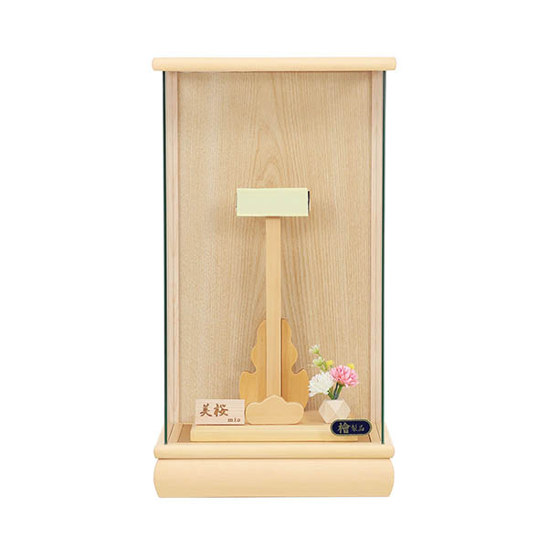 檜 美桜 かぶせ パノラマガラスケース 10号羽子板用 (羽子板別売り)