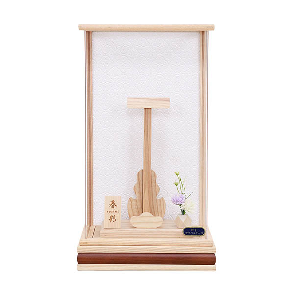 春彩 白木 かぶせ アクリルケース 10号羽子板用 (羽子板別売り)