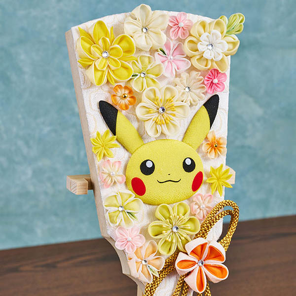 羽子板 久月 ポケモンつまみ羽子板 ピカチュウ 羽子板立てセット 詳細画像 久月 羽子板 ポケモンつまみ羽子板 ピカチュウ 羽子板立てセット 詳細画像