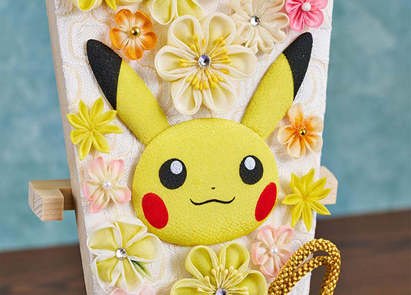 羽子板 久月 ポケモンつまみ羽子板 ピカチュウ 羽子板立てセット 詳細画像 久月 羽子板 ポケモンつまみ羽子板 ピカチュウ 羽子板立てセット 詳細画像