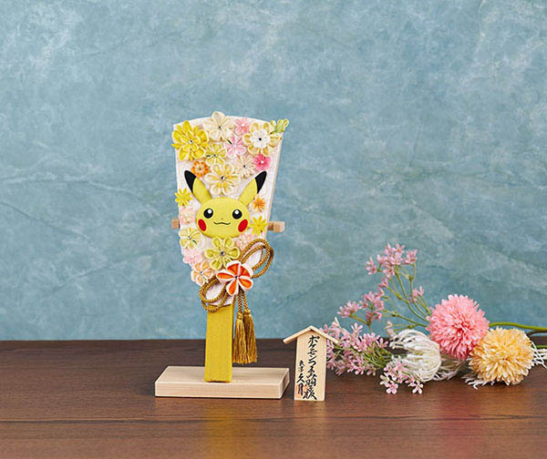 羽子板 久月 ポケモンつまみ羽子板 ピカチュウ 羽子板立てセット 詳細画像 久月 羽子板 ポケモンつまみ羽子板 ピカチュウ 羽子板立てセット 詳細画像