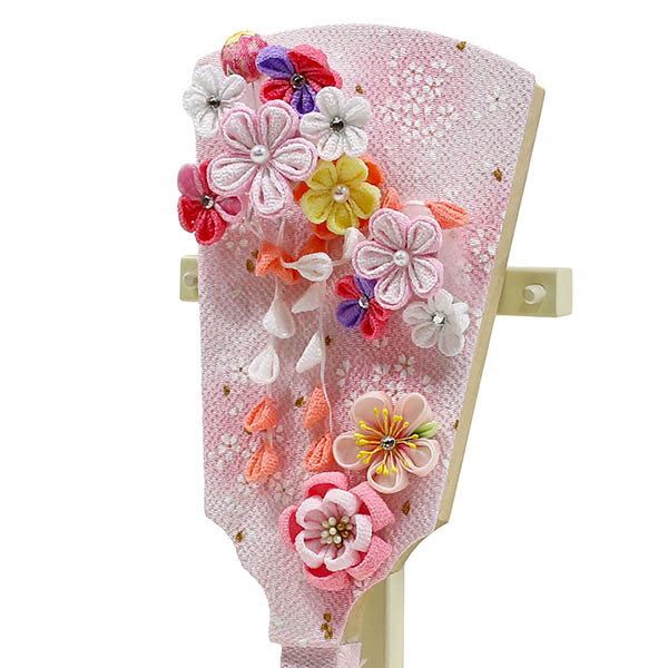 羽子板 東玉 つまみ細工 羽子板 ピンク 飾り台セット 詳細画像 東玉 羽子板 つまみ細工 羽子板 ピンク 飾り台セット 詳細画像